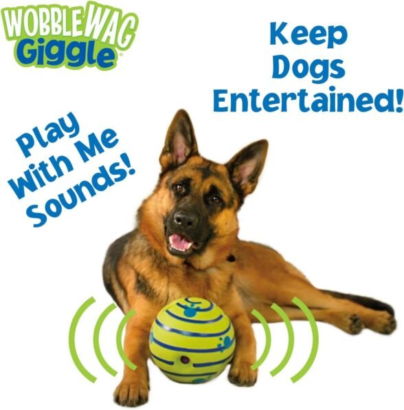 Wobble Wag Giggle Allstar Innovations Ball, Dog Toy, As Seen on TV